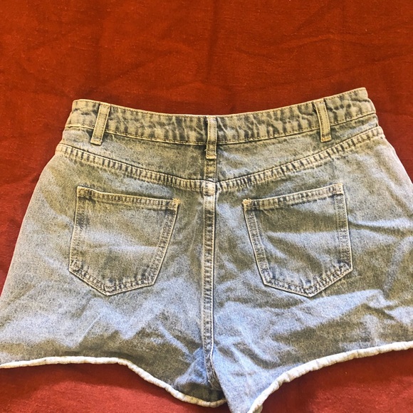 Kittenish Denim Shorts - Picture 2 of 3